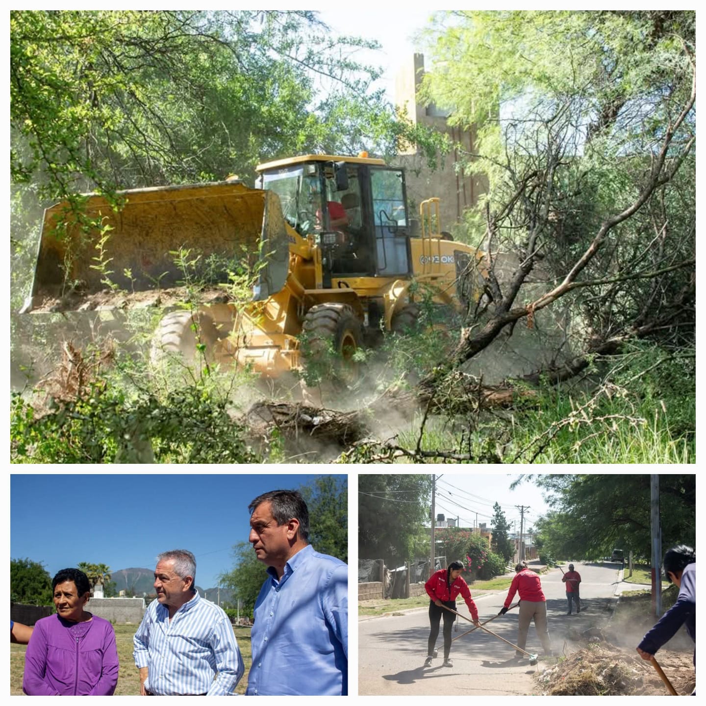 El Municipio sigue con su labor de limpieza en la zona Oeste.