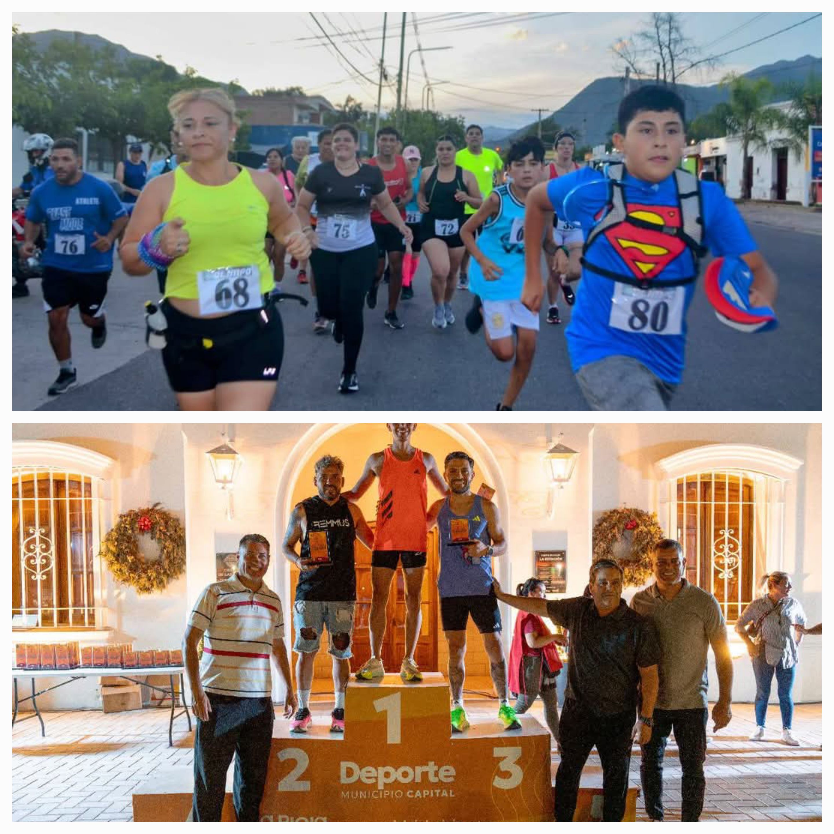 Notable concurrencia en el running nocturno 