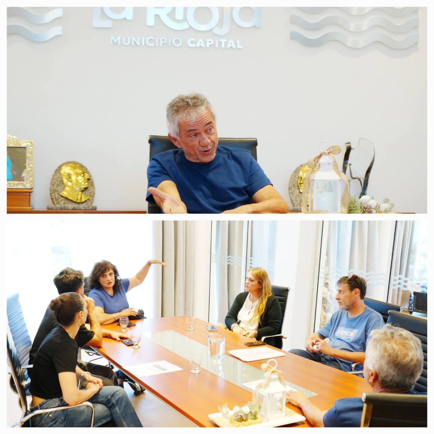 Demolición en Av. Rivadavia: Las hermanas Nicolás se reunieron con el intendente Armando Molina