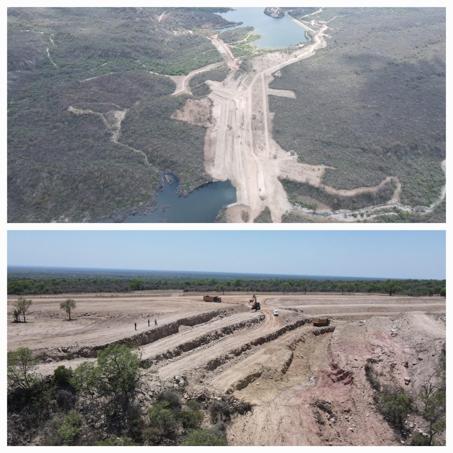 Avanza la etapa final del Dique Trasvase, una obra histórica que transformará la seguridad hídrica y el desarrollo de Chamical 